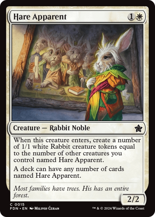 Hare Apparent in the group Magic the Gathering / Sets / Foundations at Proxyprinters.com (101568)