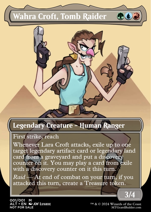 Wahra Croft, Tomb Raider in the group Magic the Gathering / Singles at Proxyprinters.com (101578)