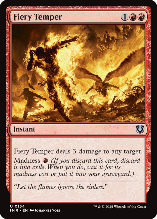 Fiery Temper in the group Magic the Gathering / Sets / Innistrad Remastered at Proxyprinters.com (101649)