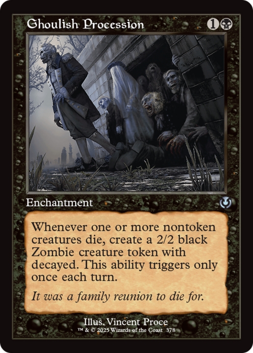 Ghoulish Procession in the group Magic the Gathering / Sets / Innistrad Remastered at Proxyprinters.com (101699)