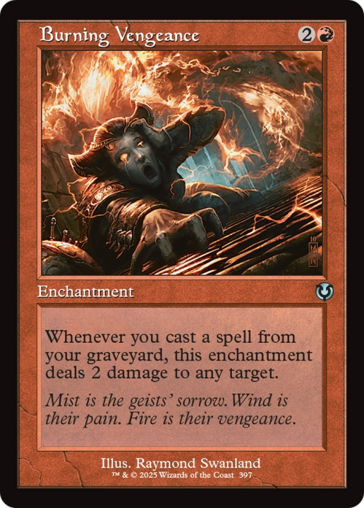 Burning Vengeance in the group Magic the Gathering / Sets / Innistrad Remastered at Proxyprinters.com (101729)