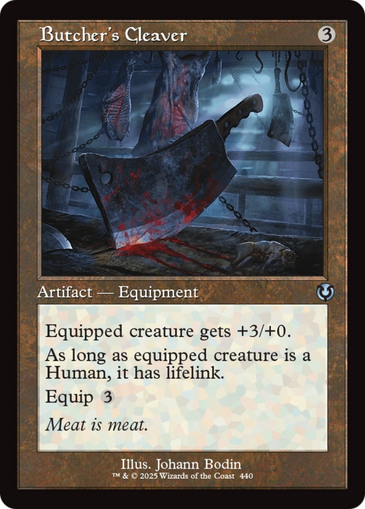 Butcher's Cleaver in the group Magic the Gathering / Sets / Innistrad Remastered at Proxyprinters.com (101732)