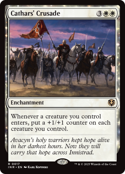 Cathars' Crusade in the group Magic the Gathering / Sets / Innistrad Remastered at Proxyprinters.com (101755)