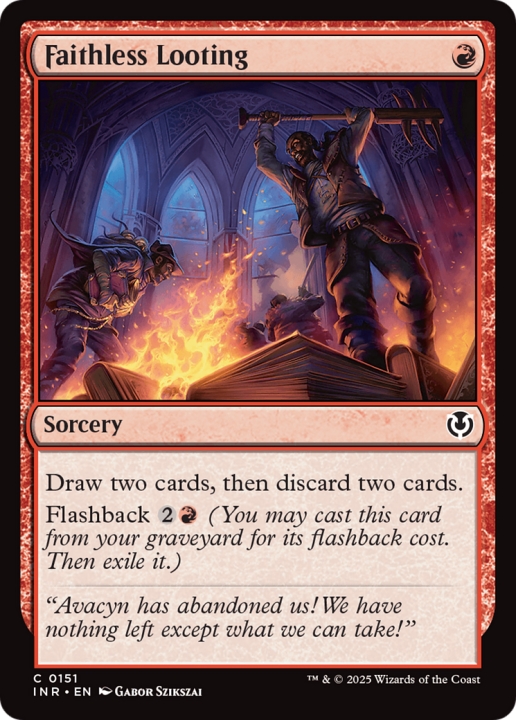 Faithless Looting in the group Magic the Gathering / Sets / Innistrad Remastered at Proxyprinters.com (101756)