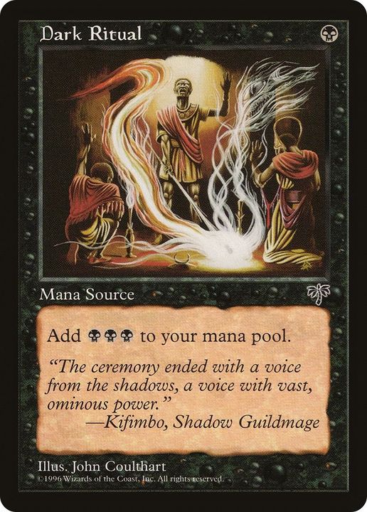 Dark Ritual in the group Magic the Gathering / Types / Colors / Black at Proxyprinters.com (10176)