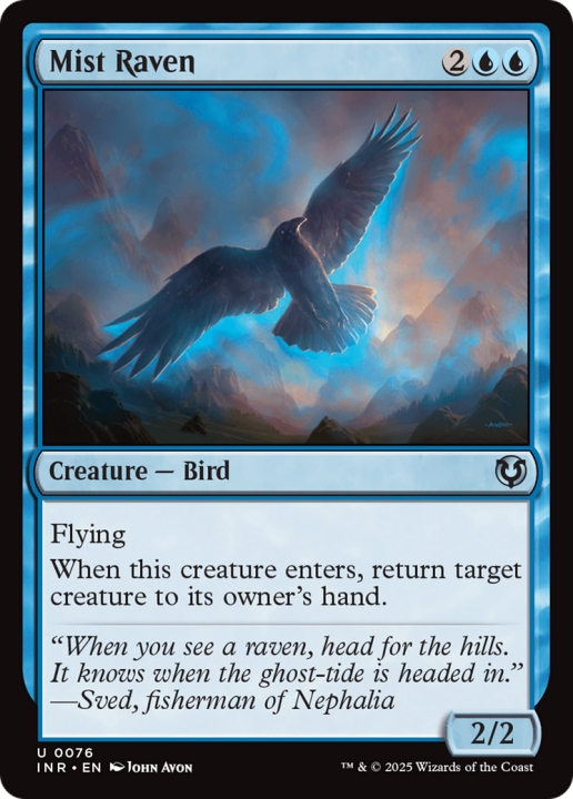 Mist Raven in the group Magic the Gathering / Sets / Innistrad Remastered at Proxyprinters.com (101760)