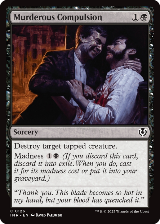 Murderous Compulsion in the group Magic the Gathering / Sets / Innistrad Remastered at Proxyprinters.com (101776)