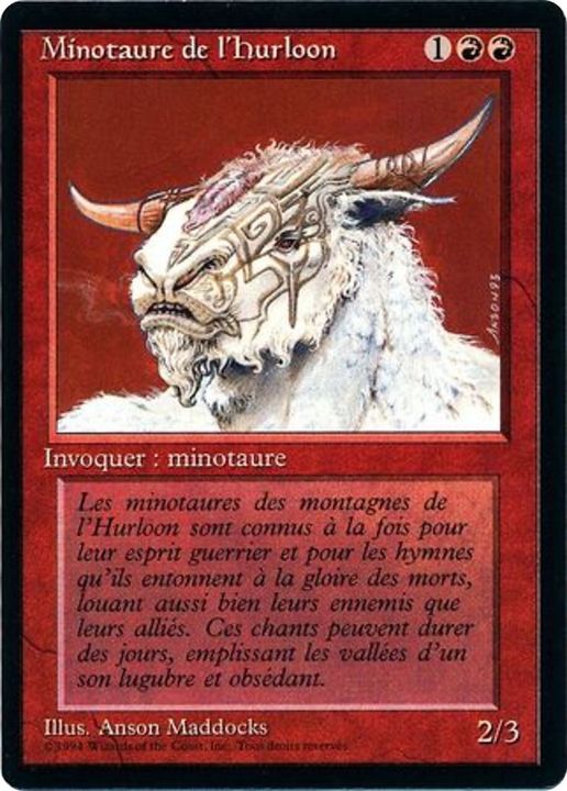 Hurloon Minotaur in the group Magic the Gathering / Types / Colors / Red at Proxyprinters.com (10181)