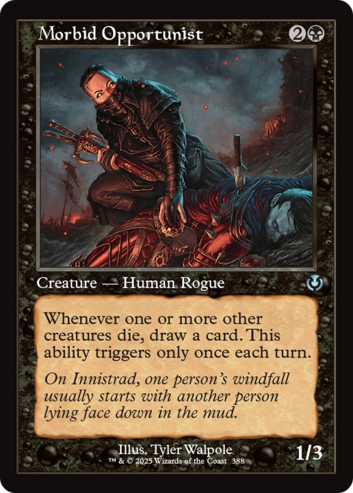 Morbid Opportunist in the group Magic the Gathering / Sets / Innistrad Remastered at Proxyprinters.com (101817)