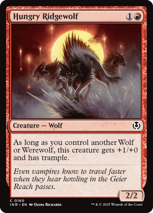 Hungry Ridgewolf in the group Magic the Gathering / Sets / Innistrad Remastered at Proxyprinters.com (101826)