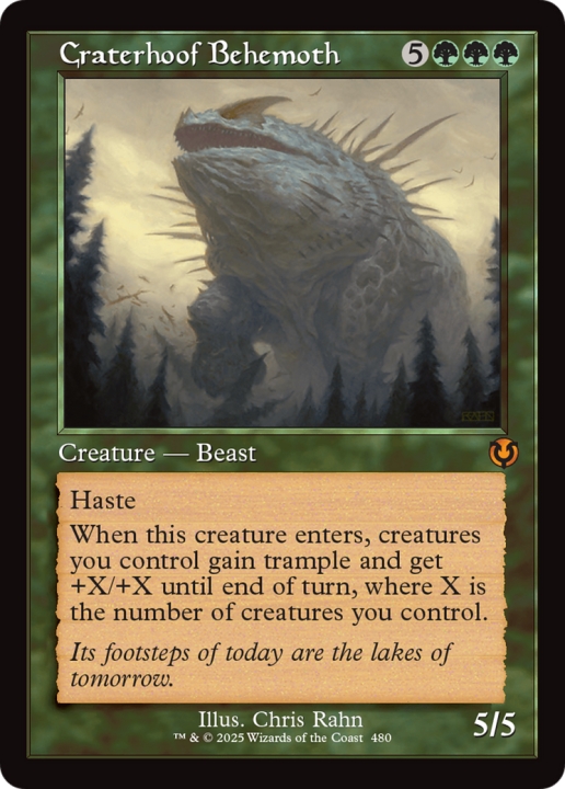 Craterhoof Behemoth in the group Magic the Gathering / Sets / Innistrad Remastered at Proxyprinters.com (101828)