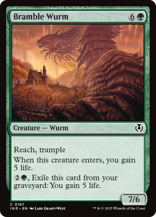 Bramble Wurm in the group Magic the Gathering / Sets / Innistrad Remastered at Proxyprinters.com (101847)