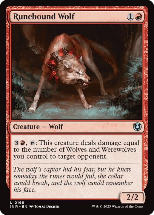 Runebound Wolf in the group Magic the Gathering / Sets / Innistrad Remastered at Proxyprinters.com (101881)