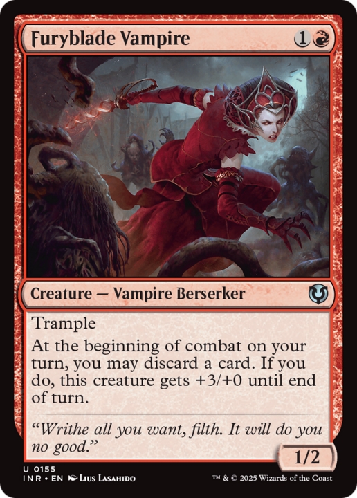 Furyblade Vampire in the group Magic the Gathering / Sets / Innistrad Remastered at Proxyprinters.com (101897)