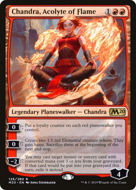 Chandra, Acolyte of Flame in the group Magic the Gathering / Sets / Core Set 2020 Promos at Proxyprinters.com (10193)