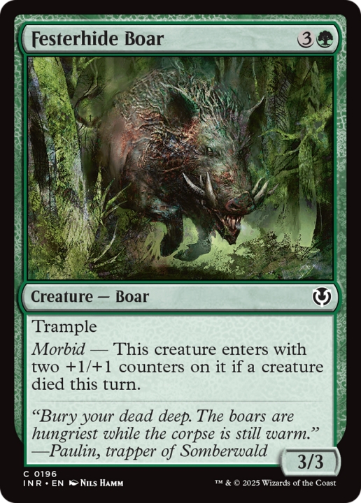 Festerhide Boar in the group Magic the Gathering / Sets / Innistrad Remastered at Proxyprinters.com (101955)