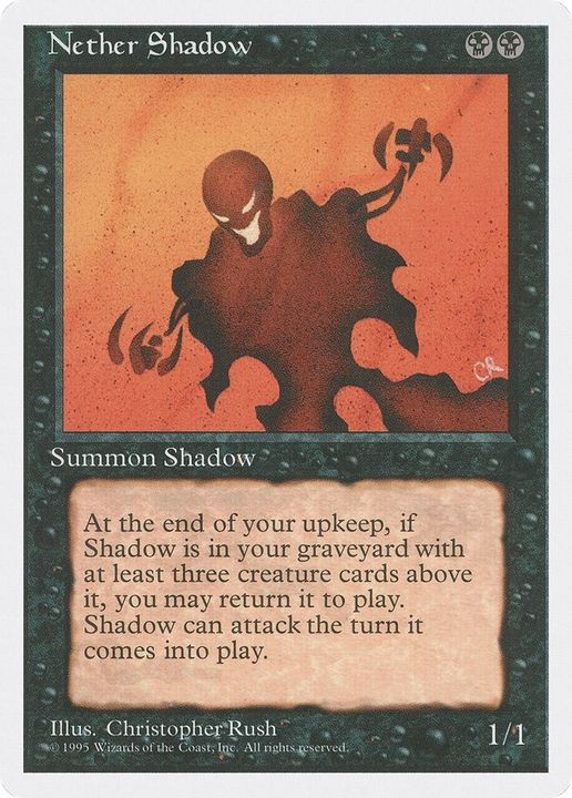 Nether Shadow in the group Magic the Gathering / Sets / Fourth Edition at Proxyprinters.com (10200)