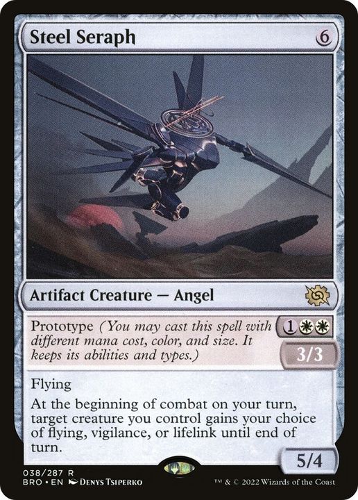 Steel Seraph in the group Magic the Gathering / Types / Colors / Colorless at Proxyprinters.com (10203)