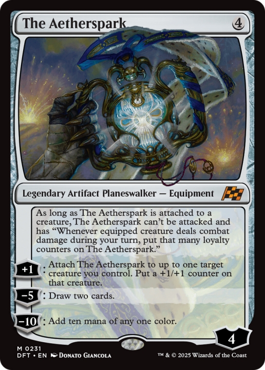 The Aetherspark in the group Magic the Gathering / Sets / Aetherdrift at Proxyprinters.com (102089)