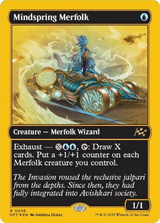 Mindspring Merfolk in the group Magic the Gathering / Sets / Aetherdrift at Proxyprinters.com (102095)