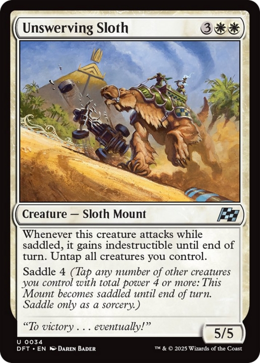 Unswerving Sloth in the group Magic the Gathering / Sets / Aetherdrift at Proxyprinters.com (102108)