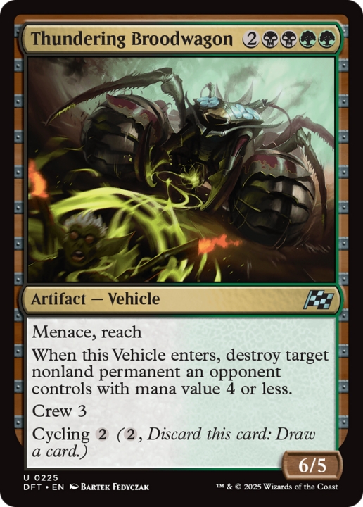 Thundering Broodwagon in the group Magic the Gathering / Sets / Aetherdrift at Proxyprinters.com (102135)