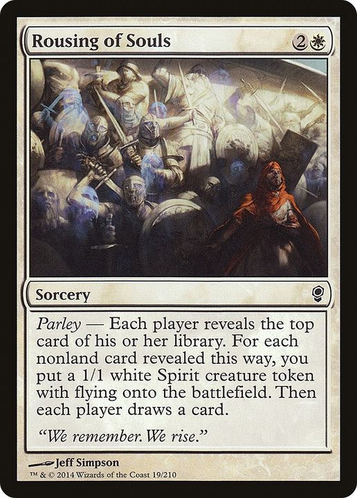 Rousing of Souls in the group Magic the Gathering / Types / Colors / White at Proxyprinters.com (10215)