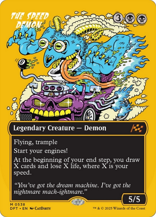 The Speed Demon in the group Magic the Gathering / Sets / Aetherdrift at Proxyprinters.com (102156)