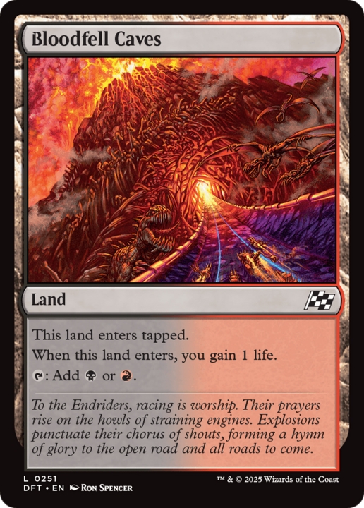 Bloodfell Caves in the group Magic the Gathering / Sets / Aetherdrift at Proxyprinters.com (102189)