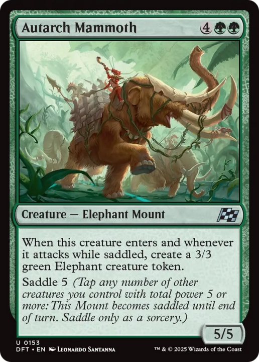 Autarch Mammoth in the group Magic the Gathering / Sets / Aetherdrift at Proxyprinters.com (102195)