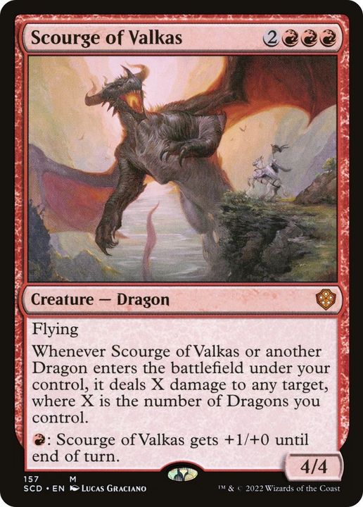 Scourge of Valkas in the group Magic the Gathering / Types / Colors / Red at Proxyprinters.com (1022)