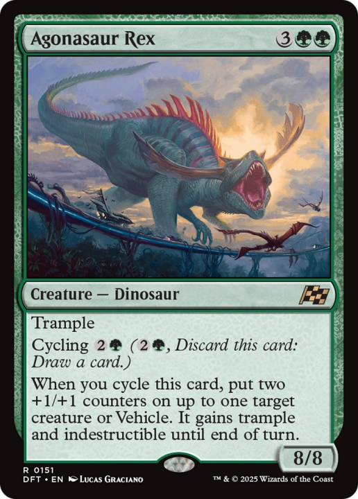 Agonasaur Rex in the group Magic the Gathering / Sets / Aetherdrift at Proxyprinters.com (102221)