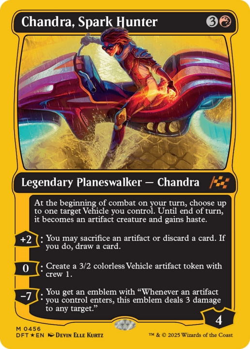 Chandra, Spark Hunter in the group Magic the Gathering / Sets / Aetherdrift at Proxyprinters.com (102236)