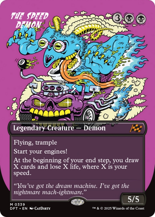 The Speed Demon in the group Magic the Gathering / Sets / Aetherdrift at Proxyprinters.com (102246)