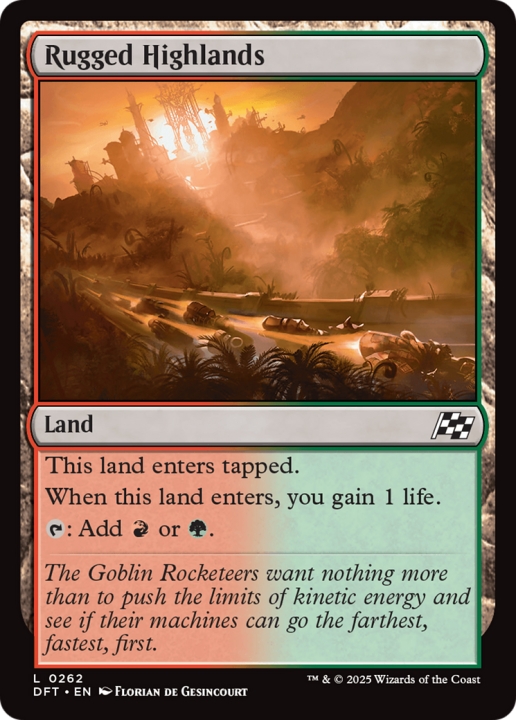 Rugged Highlands in the group Magic the Gathering / Sets / Aetherdrift at Proxyprinters.com (102258)