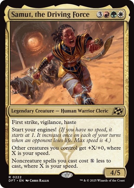 Samut, the Driving Force in the group Magic the Gathering / Sets / Aetherdrift at Proxyprinters.com (102303)