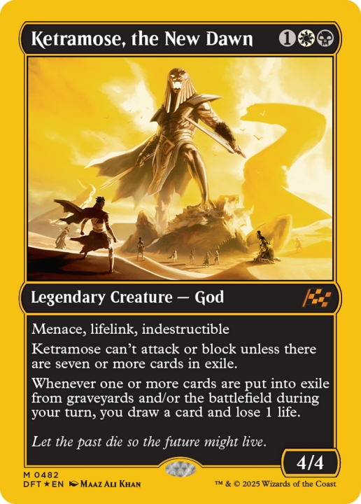 Ketramose, the New Dawn in the group Magic the Gathering / Sets / Aetherdrift at Proxyprinters.com (102322)