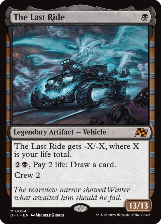 The Last Ride in the group Magic the Gathering / Sets / Aetherdrift at Proxyprinters.com (102325)