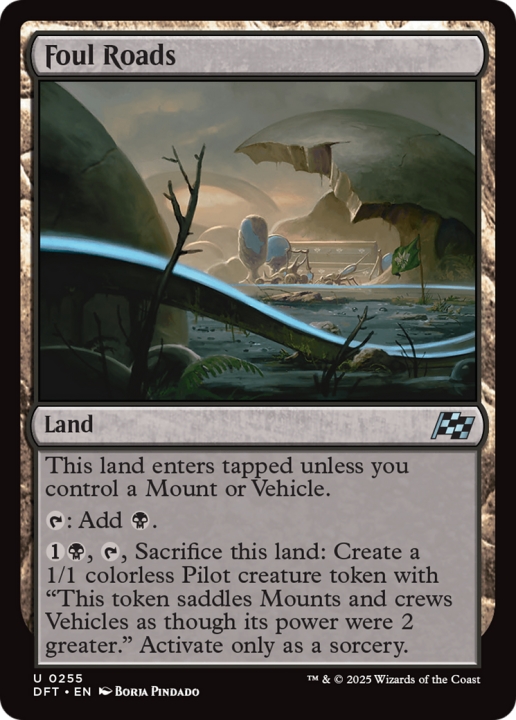 Foul Roads in the group Magic the Gathering / Sets / Aetherdrift at Proxyprinters.com (102333)