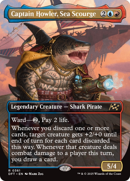 Captain Howler, Sea Scourge in the group Magic the Gathering / Sets / Aetherdrift at Proxyprinters.com (102341)