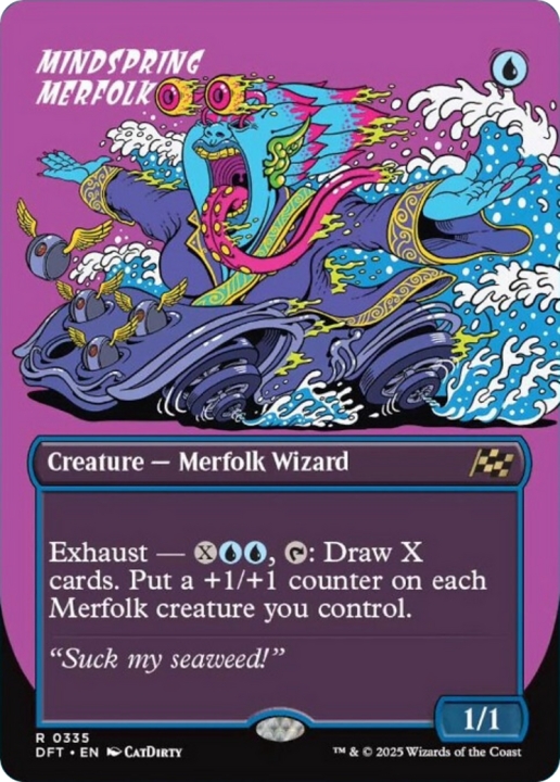 Mindspring Merfolk in the group Magic the Gathering / Sets / Aetherdrift at Proxyprinters.com (102363)