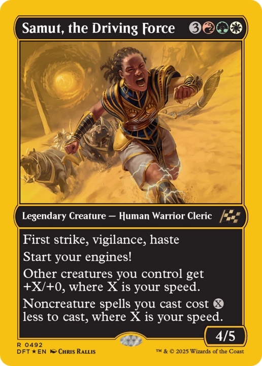 Samut, the Driving Force in the group Magic the Gathering / Sets / Aetherdrift at Proxyprinters.com (102369)