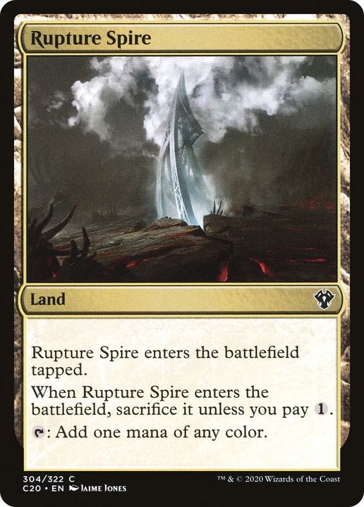 Rupture Spire in the group Magic the Gathering / Types / Colors / Colorless at Proxyprinters.com (10238)