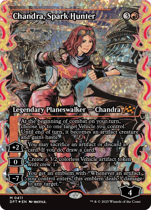 Chandra, Spark Hunter in the group Magic the Gathering / Sets / Aetherdrift at Proxyprinters.com (102393)