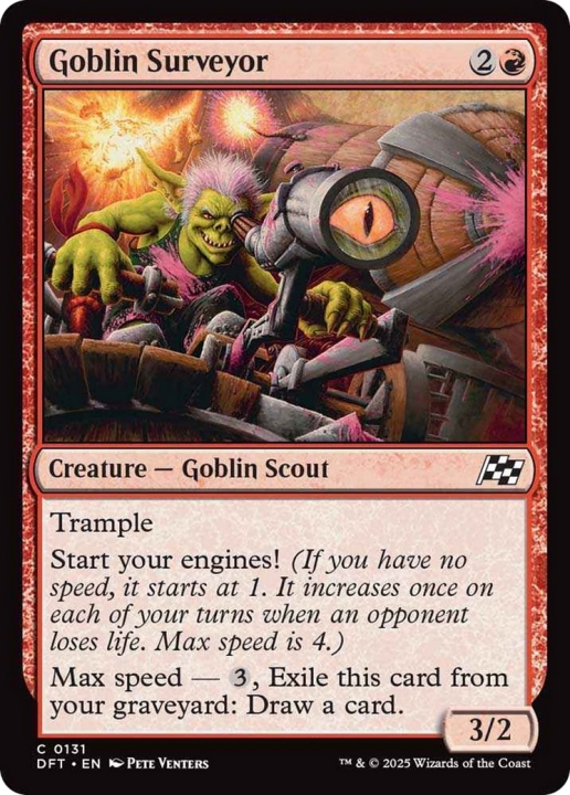 Goblin Surveyor in the group Magic the Gathering / Sets / Aetherdrift at Proxyprinters.com (102407)