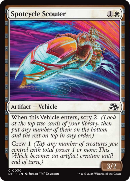 Spotcycle Scouter in the group Magic the Gathering / Sets / Aetherdrift at Proxyprinters.com (102428)