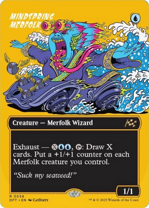 Mindspring Merfolk in the group Magic the Gathering / Sets / Aetherdrift at Proxyprinters.com (102430)