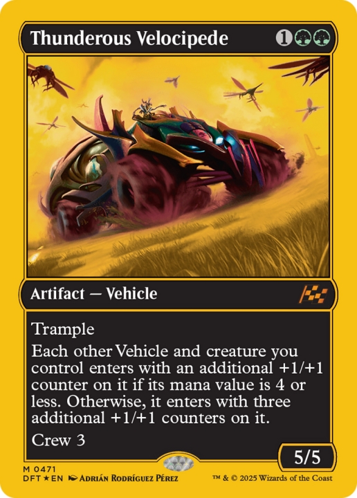 Thunderous Velocipede in the group Magic the Gathering / Sets / Aetherdrift at Proxyprinters.com (102442)