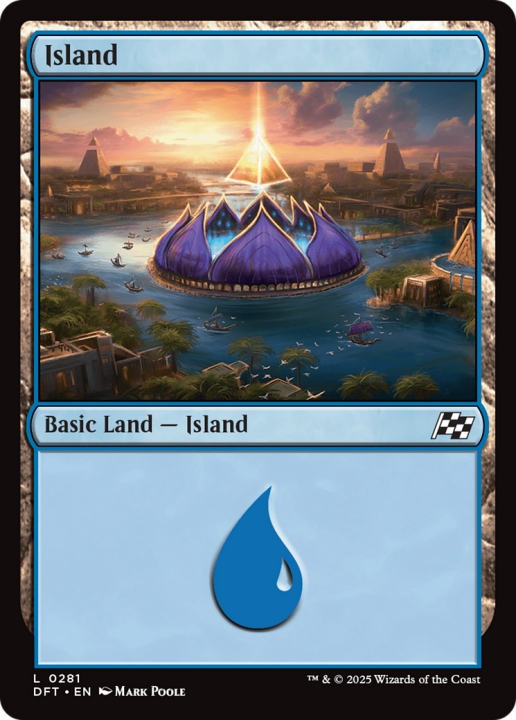 Island in the group Magic the Gathering / Sets / Aetherdrift at Proxyprinters.com (102447)