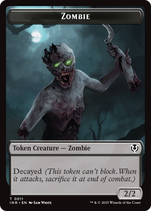 Zombie in the group Magic the Gathering / Sets / Innistrad Remastered Tokens at Proxyprinters.com (102482)